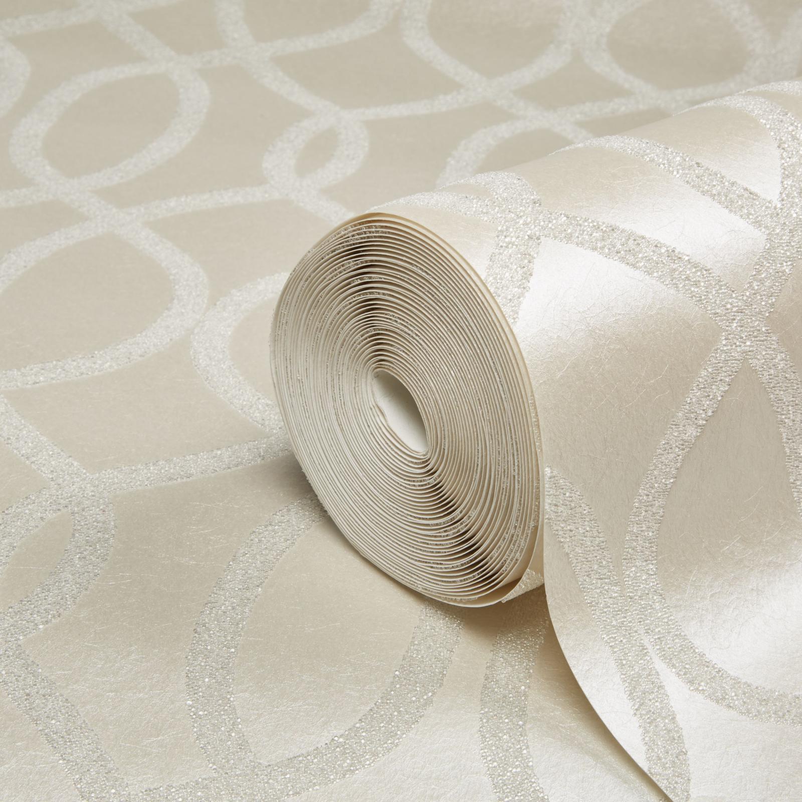 3466x3466 Knightsbridge Bead Shimmer Geo Wallpaper | Departments | DIY at