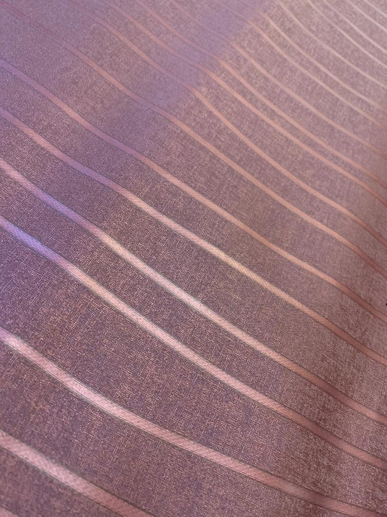 794x1059 Deep Red Striped Shimmer Metallic Wallpaper | Etsy