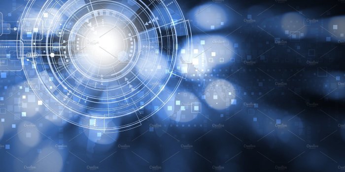 1820x900 Digital technology background design | Technology background