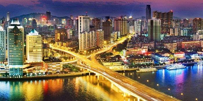 1024x768 Wallpaper 4k Urban NightLife Guangzhou China China, Guangzhou