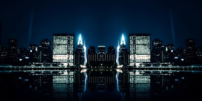 2560x1600 Free download City Night Reflections Wallpapers HD Wallpapers