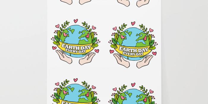 1500x1500 Earth Day Every Day Save The Planet Wallpaper by aombin | Society6