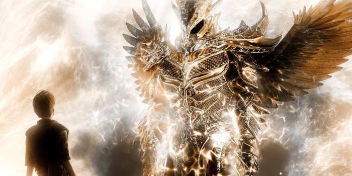 1920x1080 A man and a demon in golden armor wallpapers and images