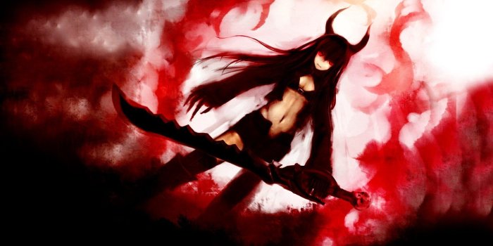 1920x1080 anime girls, Black Gold Saw, Black Rock Shooter Wallpapers HD