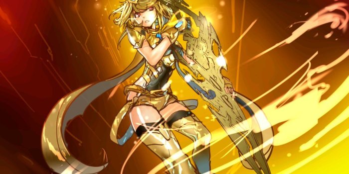 1200x675 Xenoblade Chronicles 2 Yellow Anime Computer Wallpaper - Xenoblade