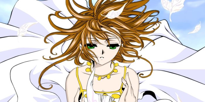 1600x1200 Blonde hair woman and white and gold-colored dress anime character