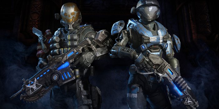 5440x3063 Gears of War 5 x Halo Reach 5k Retina Ultra HD Wallpaper