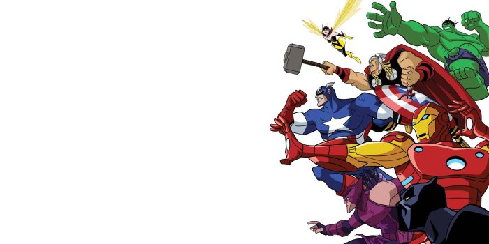 1920x1080 49+] Avengers Cartoon Wallpaper on WallpaperSafari