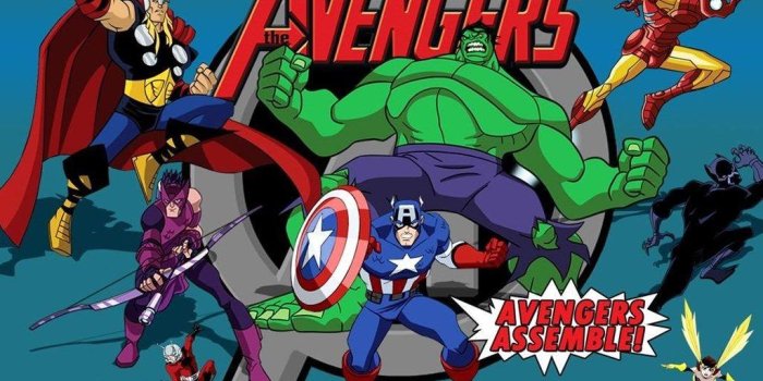1024x768 Avengers Cartoon Wallpapers
