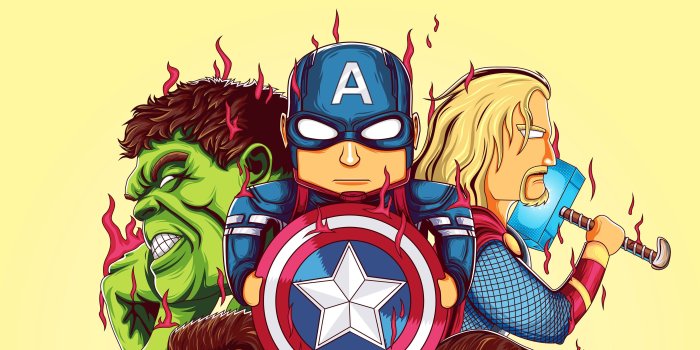 3840x2160 Wallpaper 4k Little Avengers 4k 4k-wallpapers, artwork wallpapers