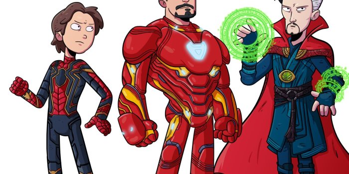 1920x1920 Team Manhatthan - Avengers Infinity War Animated (#205768) - HD