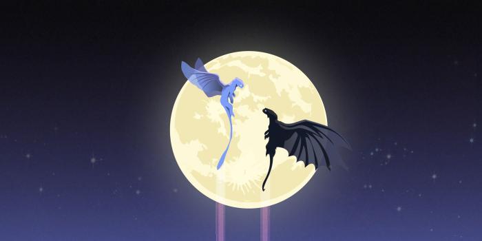 3542x1992 Toothless And Light Fury Wallpapers