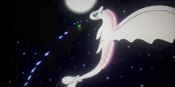 1024x768 Toothless And Light Fury Wallpapers posted by Christopher Sellers