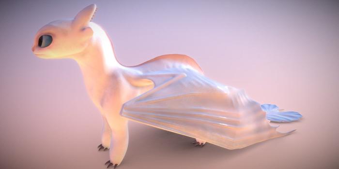 1920x1080 Light Fury - HTTYD - 3D model by DarkEdgeTV (@darkedgetv) [64f8847