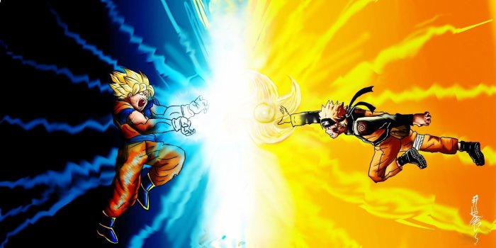 2000x1000 Goku vs Naruto Wallpapers - Top Free Goku vs Naruto Backgrounds