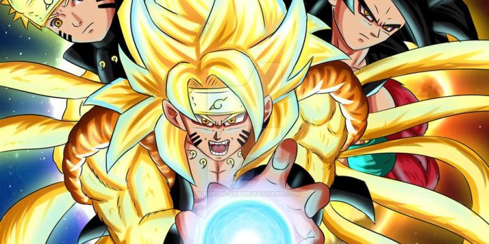925x863 Naruto And Goku Fusion Wallpapers