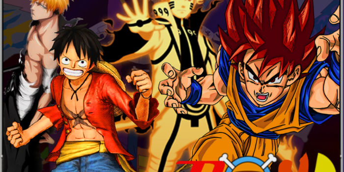 1024x775 Goku Naruto Luffy Ichigo Wallpaper