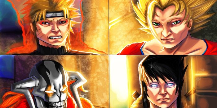 2373x1500 Naruto And Goku posted by Ryan Cunningham