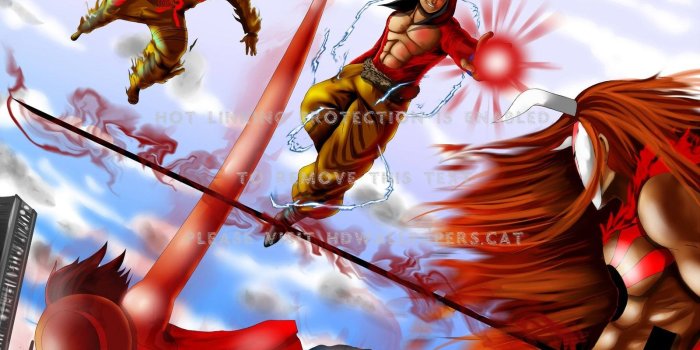1600x1118 goku naruto luffy ichigo kurosaki monkey d