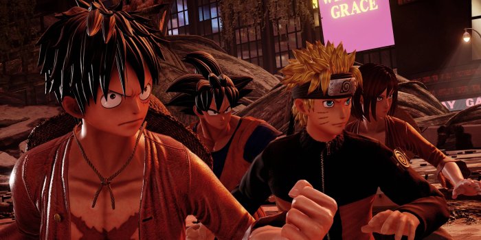 3840x2160 Luffy Naruto Goku Jump Force 4K #23972
