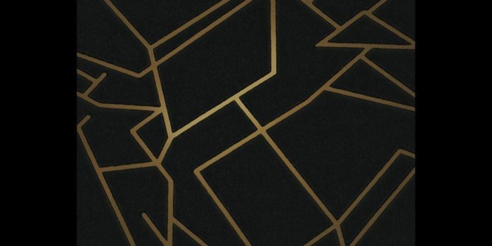 960x960 Black and gold wallpaper | Angles gold black | Erica Wakerly