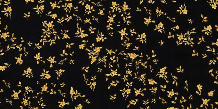 1000x800 Versace Home Wallpaper «Baroque, Flowers, Black, Gold, Metallic