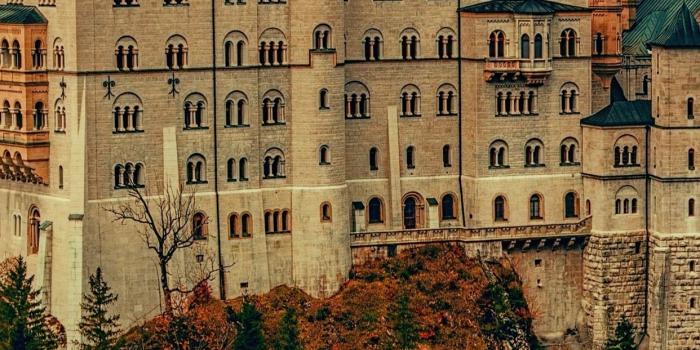 1242x2688 Castle, trees, autumn, village, Germany 1242x2688 iPhone 11 Pro/XS