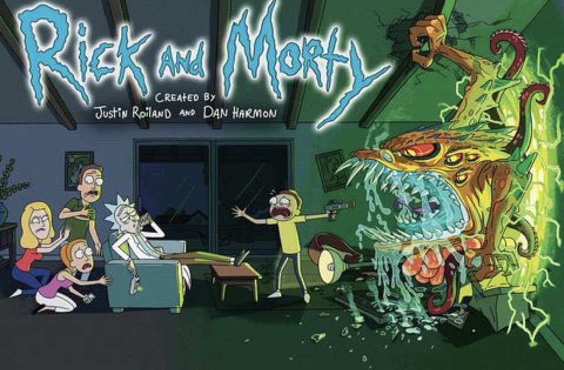 1125x739 Rick And Morty TV Invasion Poster 24 x 36 | Rick, morty poster