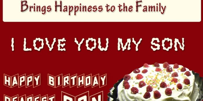 1024x768 happy birthday son images | Birthday Wishes for Son - Birthday