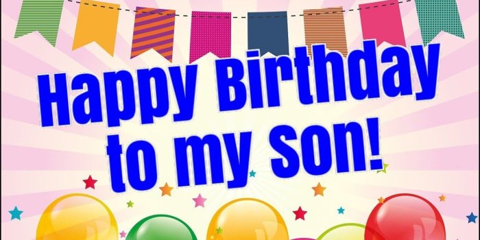 1280x720 Happy Birthday Wishes for my Son | Great birthday quotes for son