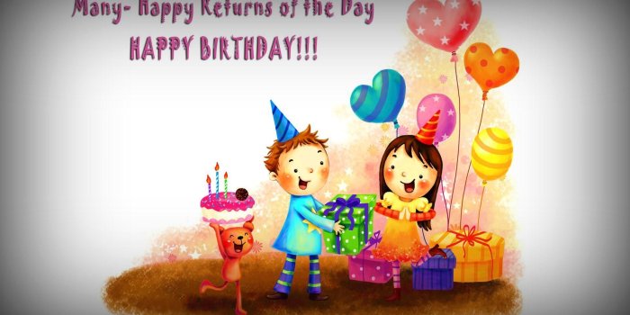 1920x1107 New Happy birthday wishes for kids with quotes wallpapers