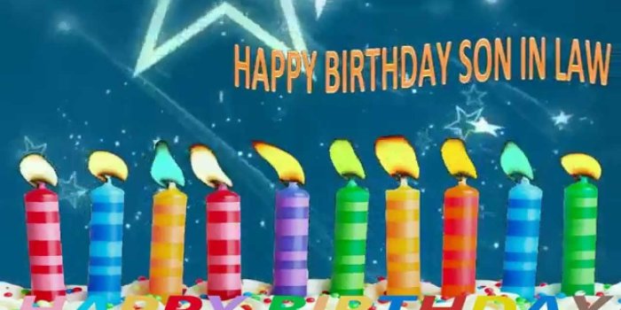 1280x720 Happy Birthday Son In Law Clipart