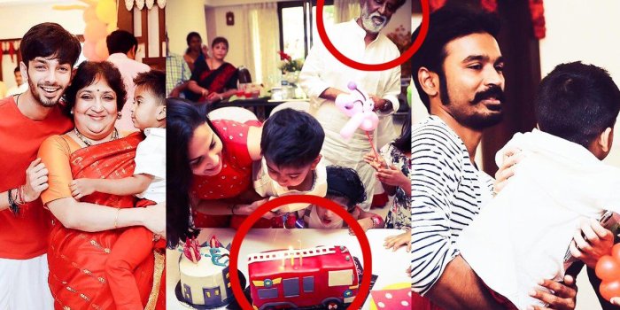 1200x675 rajini Grandson Birthday Celebration - Soundarya Rajinikanth Son