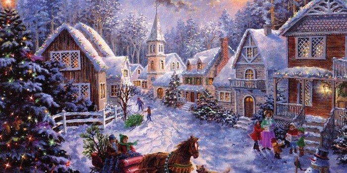 1024x768 Magic Sleigh Ride Wallpapers