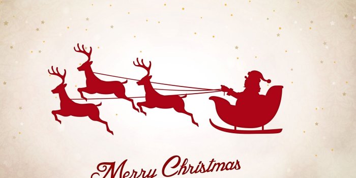 2048x1536 Santa Sleigh Ride | Santa sleigh, Merry christmas, happy new year