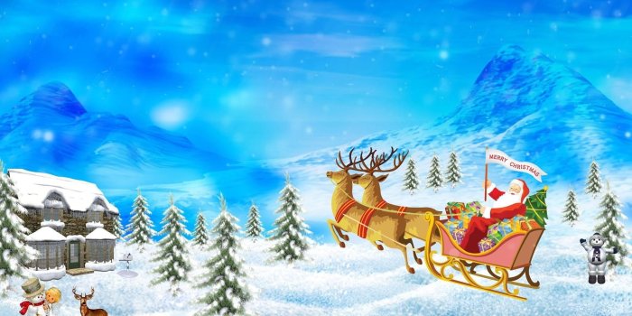 1920x1180 Merry Christmas Santa Claus Illustration HD wallpaper | Wallpaper
