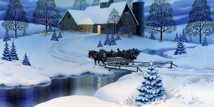 1440x900 Winter Christmas wallpapers 3 - Crazy Frankenstein