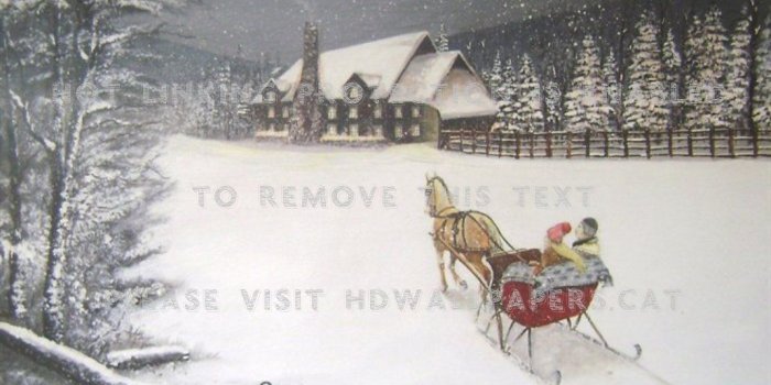 1029x850 a one horse open sleigh ride christmas