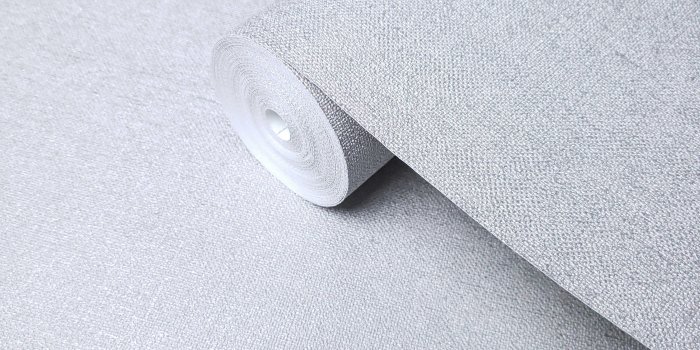 3024x3024 76024 Plain Silver Gray Woven Textured Wallpaper – wallcoveringsmart