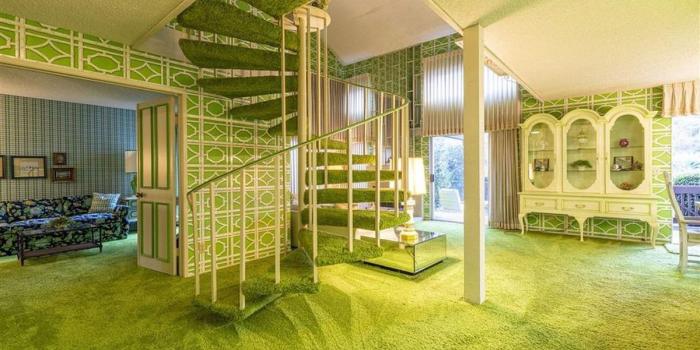 1200x800 1970s time capsule home comes with all-green interior - Curbed