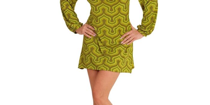 1027x1280 Groovy 70's Dress Wallpaper for carnival | horror-shop.com