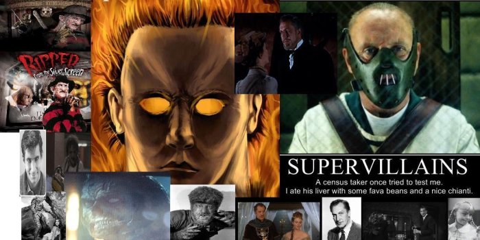 1261x660 horror villains - Film horror fan Art (11291683) - fanpop