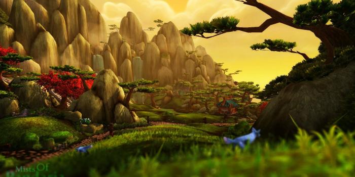 1920x1080 green, Japan, video games, nature, night, World of Warcraft, wall