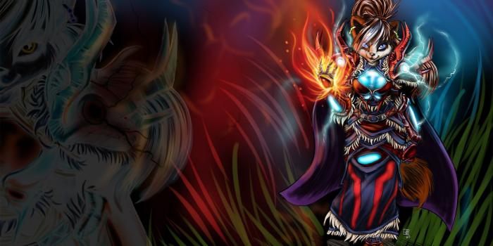 1920x1080 Pandaren wallpaper by S-Nina -- Fur Affinity [dot] net