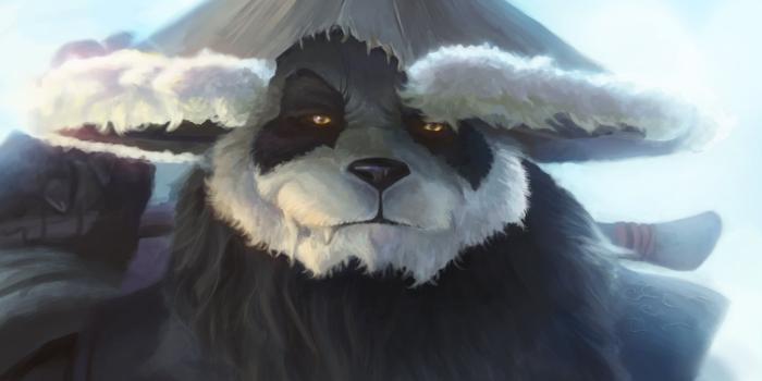 2185x1080 Paria, panda, action, chinese, kung fu, world of warcraft mist