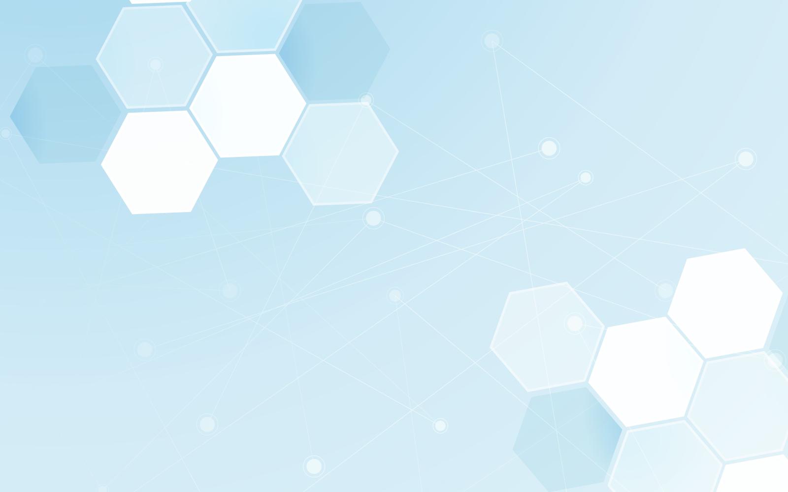 5000x3125 Medical abstract background. Polygon and dot line graphic design