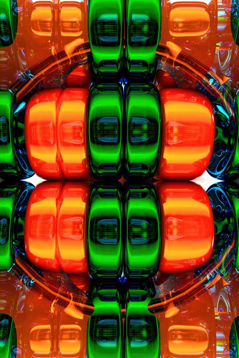 800x1200 Download wallpaper 800x1200 structure, colorful, 3d, volume, shape