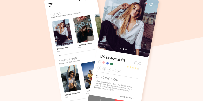 1600x1200 Fashion Phone UI by Lloyd Turner on Dribbble