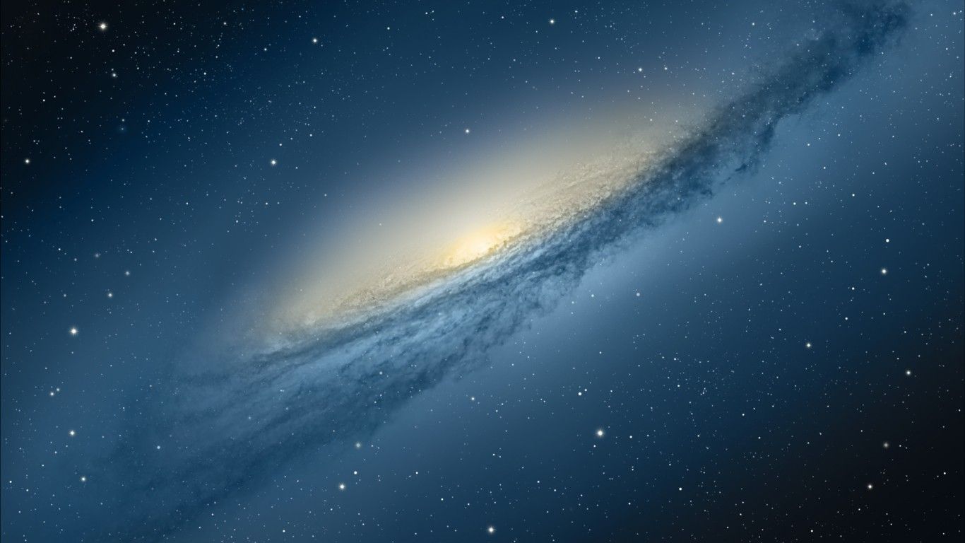 1366x768 Wallpaper Galaxy, Spiral, Milky way, Mac OS X, HD, 5K, Space