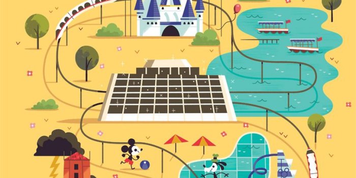 810x1347 Okay so this is Disney WORLD but, still. | Vintage disney art